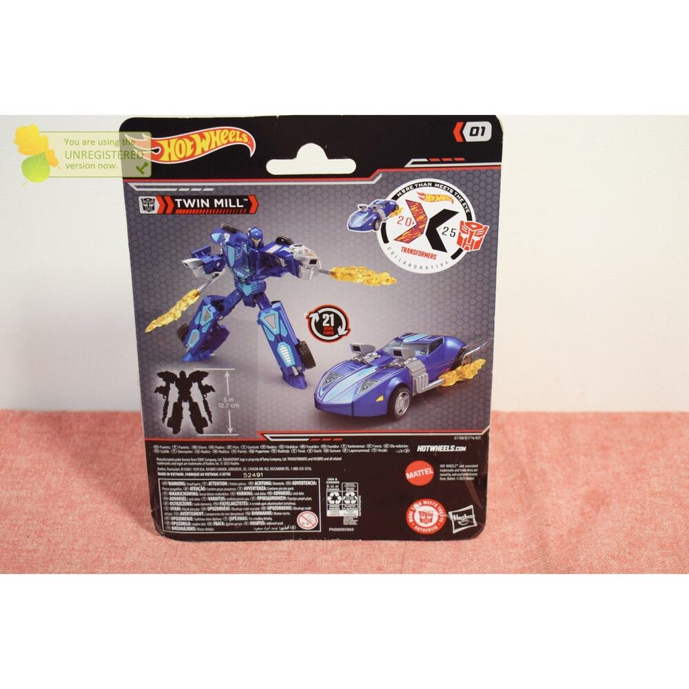 Hot Wheels Transformers Collaborative Transformers Twin Millä - Picture 5 of 6